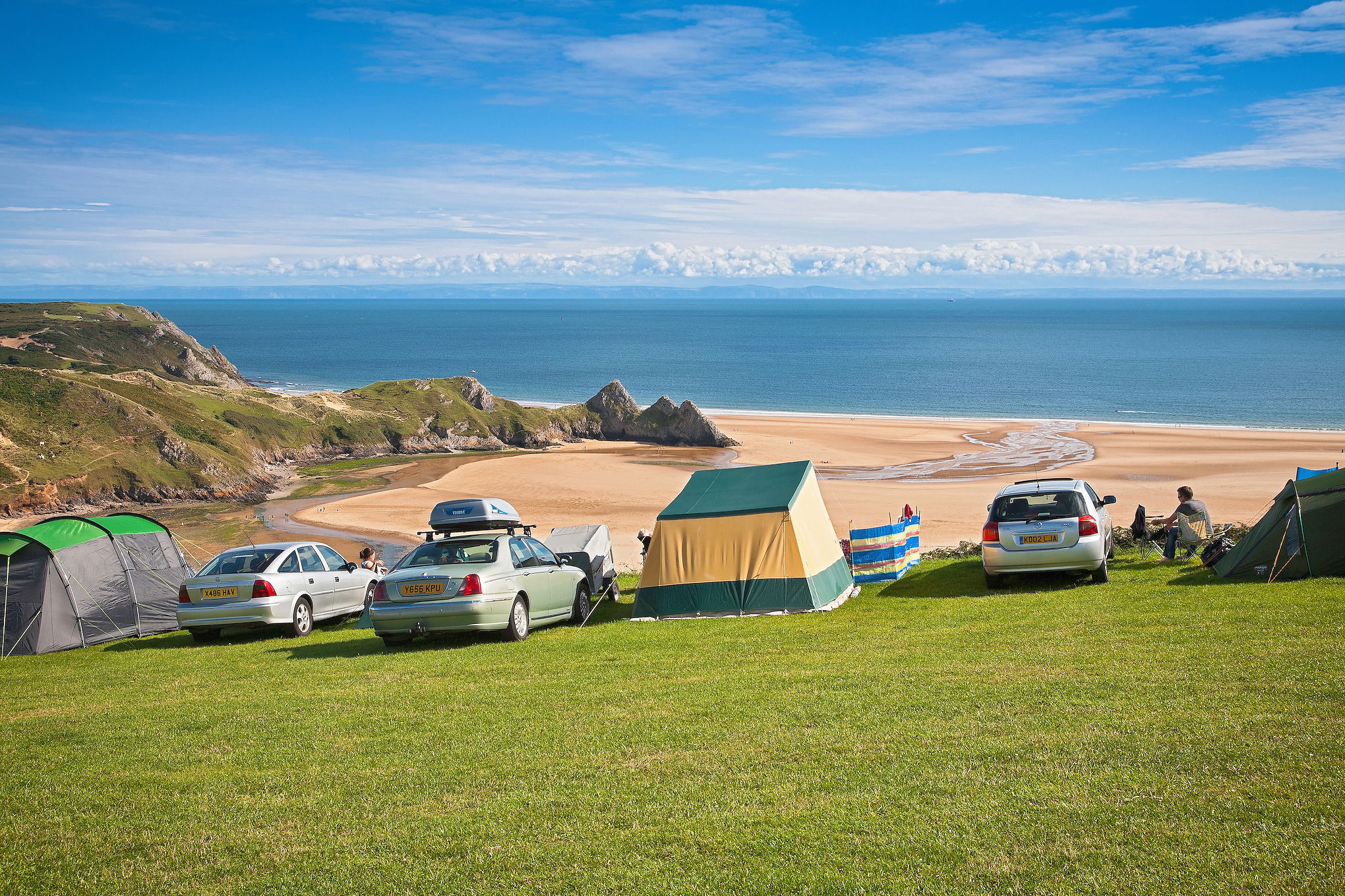 People camping